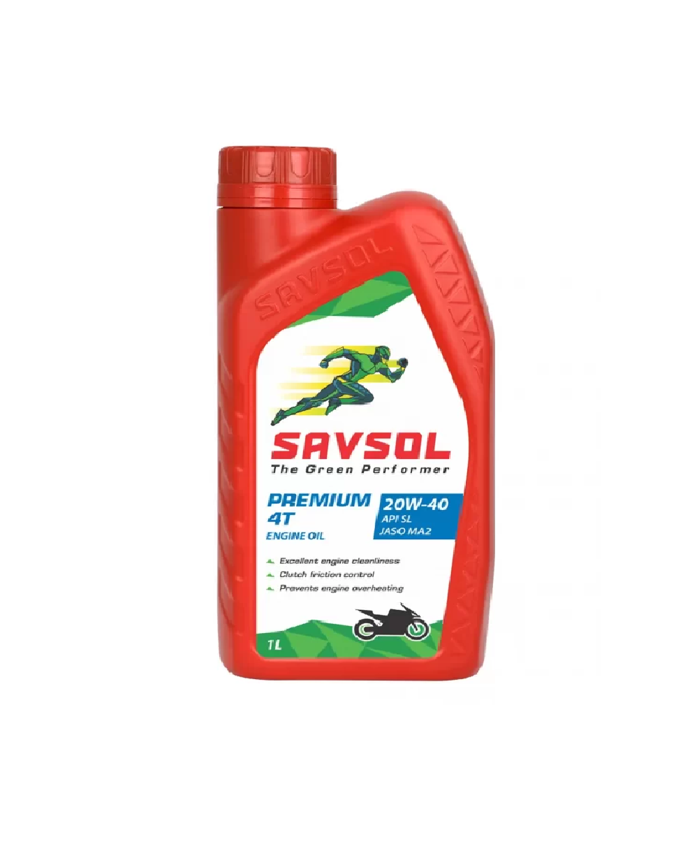 SAVSOL PREMIUM 4T 20W40 (1 LTR)
