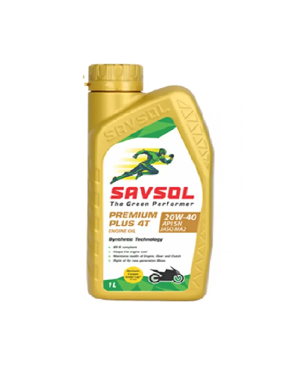 SAVSOL PREMIUM PLUS 4T 20W40 (1 LTR)